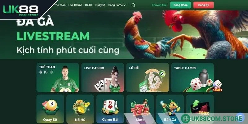 Giới thiệu UK88 - Web giải trí sôi động với nhiều dịch vụ nổi trội
