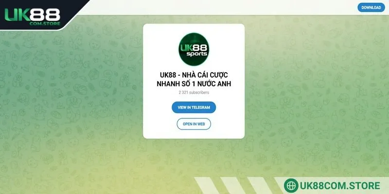 Liên hệ UK88 qua các kênh MXH khác nhau